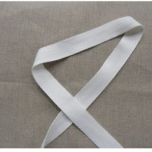 LOT DE 3 METRES Ruban sergé coton 20 mm