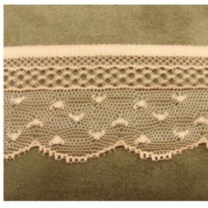 DENTELLE DE CALAIS orange 4,5 cm