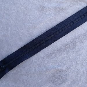 FERMETURE A GLISSIÈRE –20cm- BLEU MARINE foncé -NON SÉPARABLE