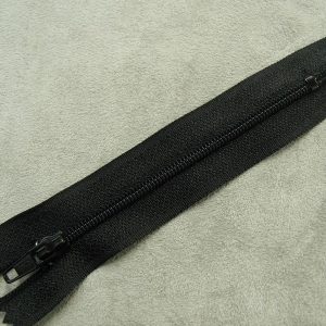 FERMETURE A GLISSIÈRE 10cm-NOIR SUR BOUT NOIR -NON SÉPARABLE