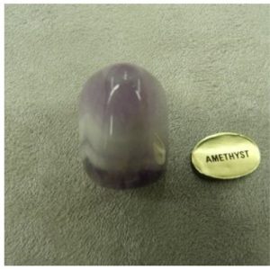 PIERRE MOTIF HEADACHE- AMETYST,HAUTEUR: 2 cm / EPAISSEUR: 1,5 cm