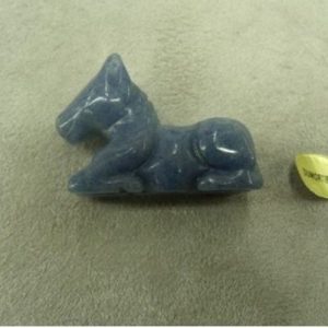 PENDENTIF MOTIF ANE-DUMORTHERITE ,LONGUEUR: 3,5 cm / HAUTEUR: 4,5 cm / EPAISSEUR : 1,5 cm