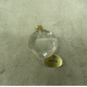 PENDENTIF MOTIF ETOILE DE DAVID - CRYSTAL,DIAMETRE: 2 cm / EPAISSEUR: 6 mm