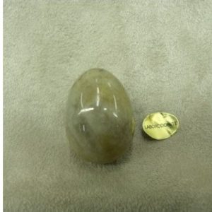 PIERRE MOTIF OEUF GM-LABORODORITE ,HAUTEUR : 3 cm / LARGEUR : 2,5cm