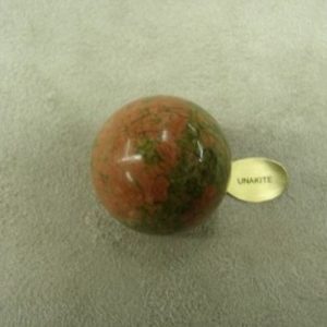 PIERRE MOTIF BOULES-UNAKITE ,2.5 cm