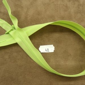 FERMETURE INVISIBLE- 40 cm- VERT POMME
