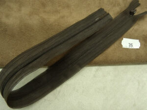 FERMETURE INVISIBLE- 35 cm - MARRON FONCE