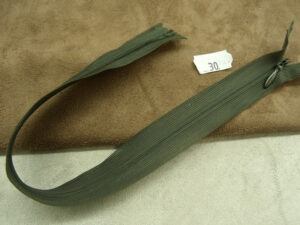 FERMETURE INVISIBLE- 30 cm - VERT KAKI