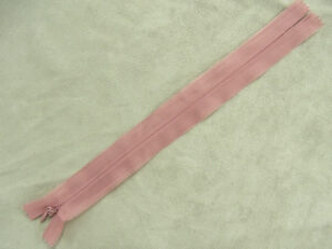FERMETURE INVISIBLE-22cm-BOIS DE ROSE- NON SÉPARABLE