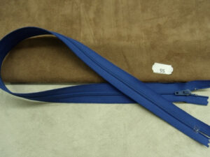 FERMETURE A GLISSERE- 55 cm- BLEU ROI