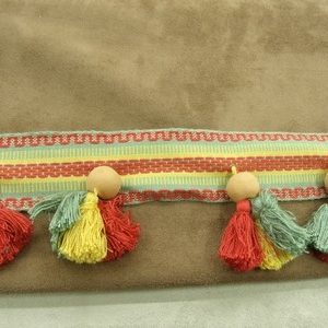 RUBAN POMPOM MULTICOLORE