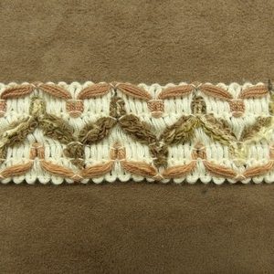 RUBAN FANTAISIE - 3 cm- MARRON & BEIGE