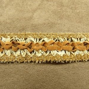 RUBAN FANTAISIE- 2 cm- MIEL
