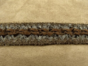 RUBAN FANTAISIE- 2 cm- MARRON