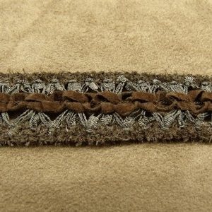 RUBAN FANTAISIE- 2 cm- MARRON