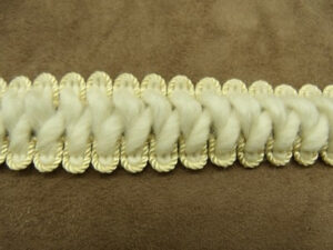 RUBAN FANTAISIE LAINAGE - 3 cm- BEIGE