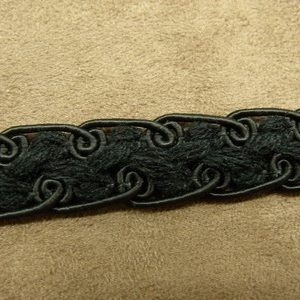 RUBAN FANTAISIE- 2 cm- NOIR