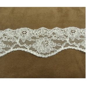 DENTELLE DE CALAIS stretch blanche 3,5 cm / 5 cm