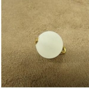 JOLI BOUTON-PERLE NACRE irisé 12 mm