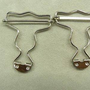 BOUCLE / ATTACHE BRETELLE- ARGENT