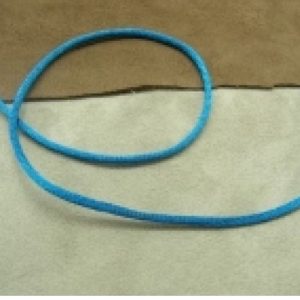LOT DE 3 METRES RUBAN QUEUE DE RAT BLEU ROI LEGEREMENT SATINE 2.5 mm