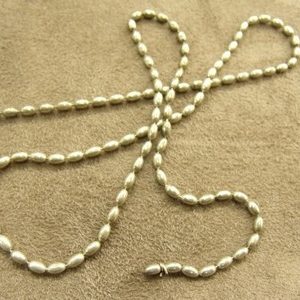 CHAINE METAL - 2 mm - ARGENT