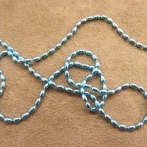 CHAINE METAL - 2 mm - BLEU