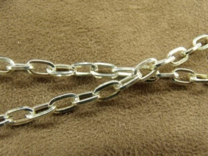 CHAINE METAL- 8mm /5mm - ARGENT