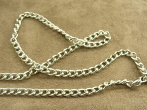 CHAINE METAL - 7 mm /5 mm - ARGENT