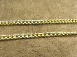 CHAINE METAL- 4 mm / 3 mm - doré