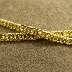 CHAINE METAL - 6 mm / 5 mm - doré