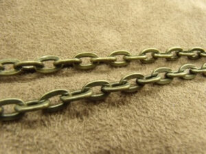 CHAINE METAL- 8mm /4mm - BRONZE