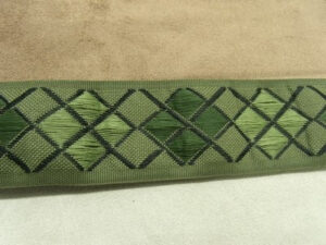 RUBAN FANTAISIE- 4 cm - VERT