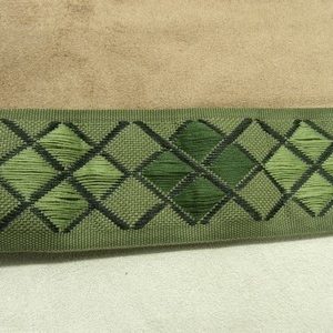 RUBAN FANTAISIE- 4 cm - VERT