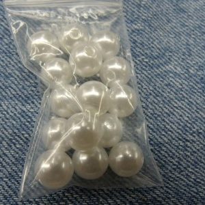 PERLES ACRYLIQUE blanc nacré - 0