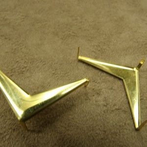 coin angle à griffe- doré