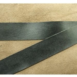 Ruban Simili Cuir/ Skai Noir 20 mm