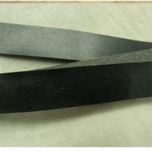 Ruban Simili Cuir / Skai Marron Cousu 20 mm