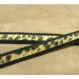 DENTELLE FANTAISIE sur fond noir 1,5 cm