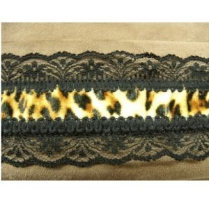 DENTELLE PENTHERE foncé 6 cm