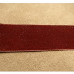 Ruban Velours Bordeaux 35 mm