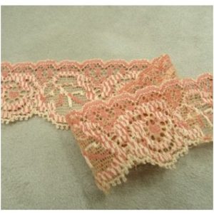 DENTELLE DE CALAIS STRETCH orange 4 cm