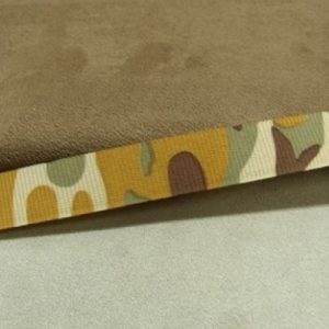 RUBAN MILITAIRE POLYESTER CAMOUFLAGE Jaune 15 mm