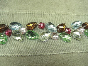 largeur 2.5 / STRASS 4.5 cm