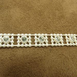 strass au centre argenté
