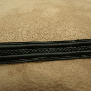 ruban fantaisie réversible noir 1.2 cm