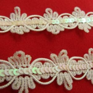 Ruban Avec Sequin Centrale 30 mm