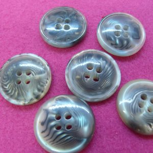 bouton acrylique marron beige à 4 trous