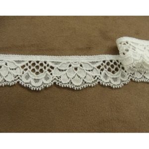 DENTELLE DE CALAIS STRETCH blanche 2,5 cm