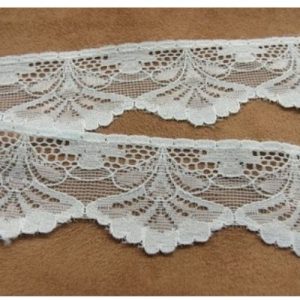 DENTELLE DE CALAIS bleu 3,5 cm